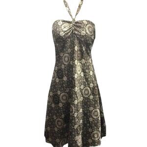 Speechless Halter Dress Brown Y2K 90s Retro Juniors Size 3 Sleeveless Date Night